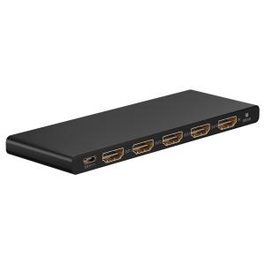 GOOBAY HDMI splitter 58483, 1-in σε 4-out, 4K/60Hz, μαύρο | Καλώδια - Αντάπτορες | elabstore.gr
