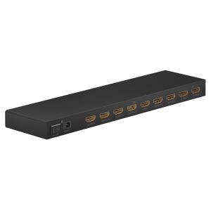 GOOBAY HDMI splitter 58484, 1-in σε 8-out, 4K/60Hz, μαύρο | Καλώδια - Αντάπτορες | elabstore.gr