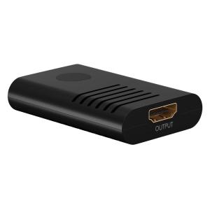 GOOBAY HDMI repeater 58492, 4K/60Hz έως 20m, 4K/30Hz έως 25m, μαύρο | Καλώδια - Αντάπτορες | elabstore.gr