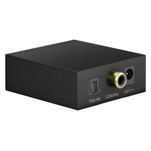 GOOBAY μετατροπέας ήχου 58493, Coaxial/Toslink σε 2x RCA, μαύρος | Καλώδια - Αντάπτορες | elabstore.gr
