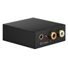 GOOBAY μετατροπέας ήχου 58493, Coaxial/Toslink σε 2x RCA, μαύρος | Καλώδια - Αντάπτορες | elabstore.gr