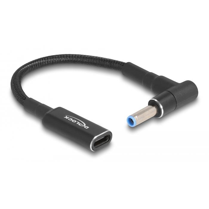 DELOCK καλώδιο τροφοδοσίας 60031, USB-C σε HP 4.5x 3.0mm, 15cm, μαύρο | eLabstore.gr DELOCK καλώδιο τροφοδοσίας 60031, USB-C σε HP 4.5x 3.0mm, 15cm, μαύρο | Αξεσουάρ για Laptop | elabstore.gr