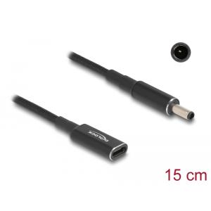 DELOCK καλώδιο τροφοδοσίας 60036, USB-C σε Dell 4.5x3.0mm, 15cm, μαύρο | eLabstore.gr DELOCK καλώδιο τροφοδοσίας 60036, USB-C σε Dell 4.5x3.0mm, 15cm, μαύρο | Αξεσουάρ για Laptop | elabstore.gr