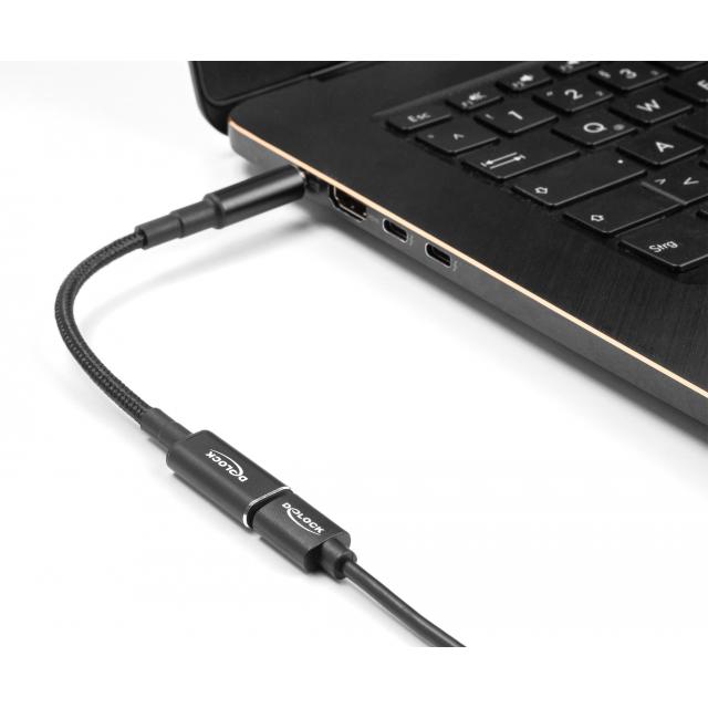 DELOCK καλώδιο τροφοδοσίας 60036, USB-C σε Dell 4.5x3.0mm, 15cm, μαύρο | eLabstore.gr DELOCK καλώδιο τροφοδοσίας 60036, USB-C σε Dell 4.5x3.0mm, 15cm, μαύρο | Αξεσουάρ για Laptop | elabstore.gr
