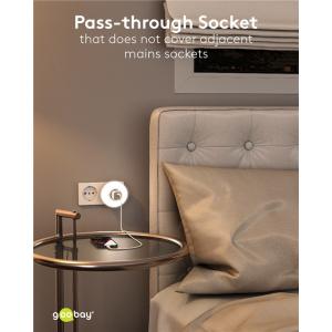 GOOBAY LED φωτιστικό νυκτός 64566 με πρίζα schuko, 6500K, IP20 | eLabstore.gr GOOBAY LED φωτιστικό νυκτός 64566 με πρίζα schuko, 6500K, IP20 | Φωτισμός | elabstore.gr