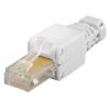 GOOBAY βύσμα RJ45 CAT 5e UTP 68859, tool-free, λευκό | Καλώδια - Αντάπτορες | elabstore.gr