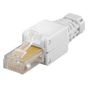 GOOBAY βύσμα RJ45 CAT 5e UTP 68859, tool-free, λευκό | Καλώδια - Αντάπτορες | elabstore.gr
