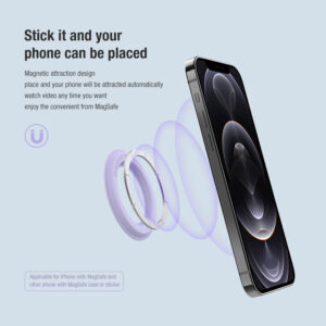NILLKIN μαγνητική ring βάση SnapHold για smartphone, μαύρη, 2τμχ | Αξεσουάρ κινητών | elabstore.gr