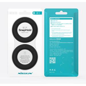 NILLKIN μαγνητική ring βάση SnapHold για smartphone, μαύρη, 2τμχ | Αξεσουάρ κινητών | elabstore.gr