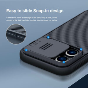 NILLKIN θήκη CamShield Pro Magnetic για iPhone 14 Pro, μαύρη | Αξεσουάρ κινητών | elabstore.gr