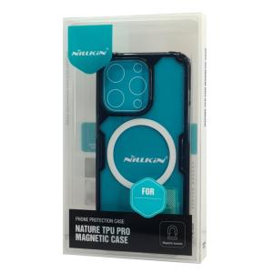 NILLKIN θήκη Nature Pro Magnetic για iPhone 14, μπλε & διάφανη | Αξεσουάρ κινητών | elabstore.gr