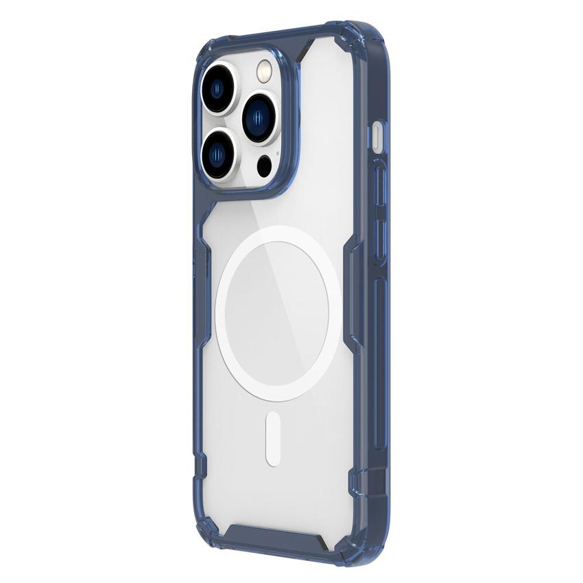 NILLKIN θήκη Nature Pro Magnetic για iPhone 14 Pro, μπλε & διάφανη | eLabstore.gr NILLKIN θήκη Nature Pro Magnetic για iPhone 14 Pro, μπλε & διάφανη | Αξεσουάρ κινητών | elabstore.gr