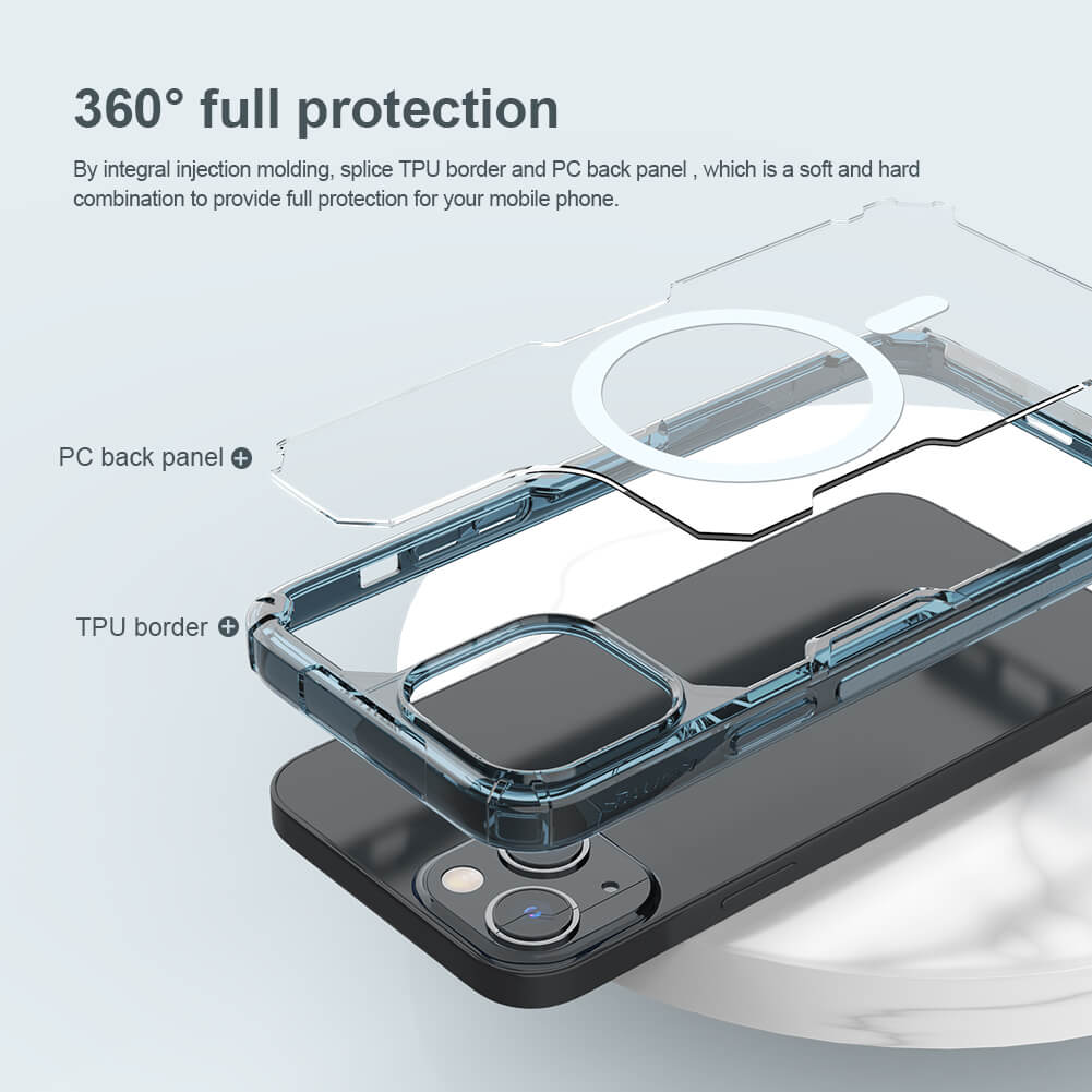 NILLKIN θήκη Nature Pro Magnetic για iPhone 14 Plus, διάφανη | eLabstore.gr NILLKIN θήκη Nature Pro Magnetic για iPhone 14 Plus, διάφανη | Αξεσουάρ κινητών | elabstore.gr