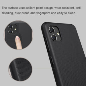 NILLKIN θήκη Super Frosted Shield για Samsung A04, μαύρη | Αξεσουάρ κινητών | elabstore.gr
