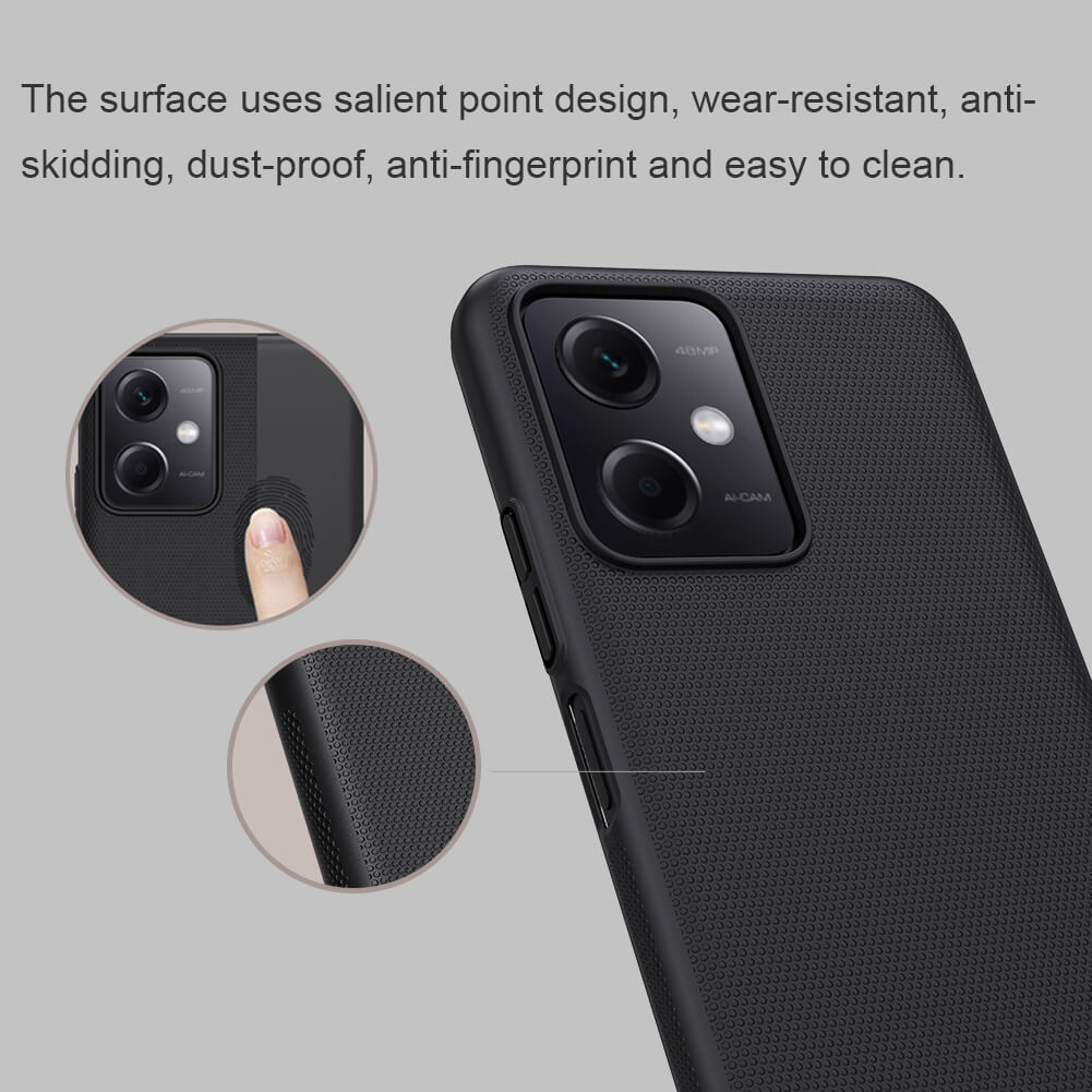 NILLKIN θήκη Super Frosted Shield για Xiaomi Redmi Note 12 Pro 5G, μαύρο | eLabstore.gr NILLKIN θήκη Super Frosted Shield για Xiaomi Redmi Note 12 Pro 5G, μαύρο | Αξεσουάρ κινητών | elabstore.gr
