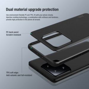 NILLKIN θήκη Super Frosted Shield Pro για Xiaomi 13 Pro, μαύρο | Αξεσουάρ κινητών | elabstore.gr