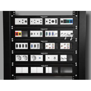DELOCK module πρίζας ρεύματος Easy 45 81392, 45x45mm | Εργαλεία | elabstore.gr