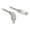 DELOCK Καλώδιο SF/UTP Cat 5e 85856, 26AWG, copper, 1m, γκρι | Καλώδια - Αντάπτορες | elabstore.gr