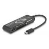 DELOCK card reader 91739 για micro SD/SD/CF/MS/xD, USB-C, μαύρο | Συνοδευτικά PC | elabstore.gr
