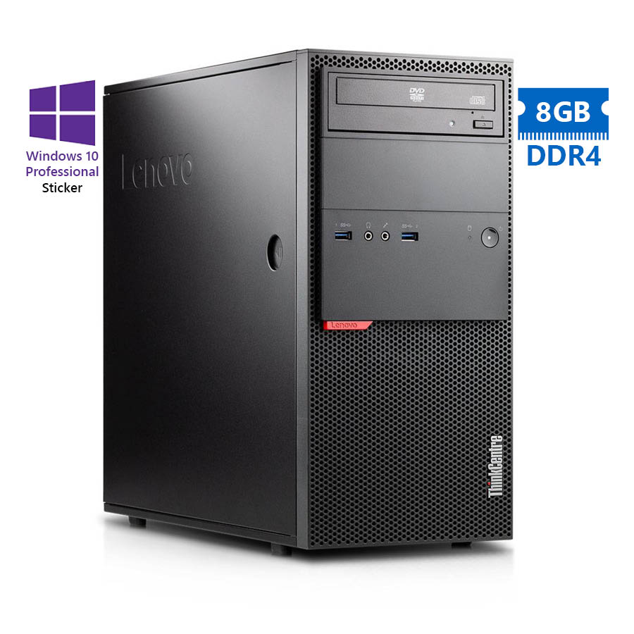 Lenovo M800 Tower i3-6100/ 8GB DDR4/ 500GB/ DVD/ 10P Grade A Refurbished PC | eLabstore.gr Lenovo M800 Tower i3-6100/8GB DDR4/500GB/DVD/10P Grade A Refurbished PC | Refurbished | elabstore.gr