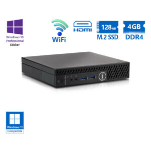 Dell Optiplex 3060 DM WiFi i3-8100T/4GB DDR4/128GB SSD/No ODD/Grade A Refurbished PC | Refurbished | elabstore.gr