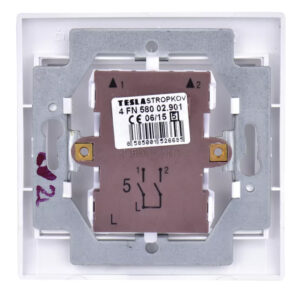 TESLA STROPKOV διακόπτης κομμυτατέρ Praktik A0264, διπλός, λευκός | Εργαλεία | elabstore.gr