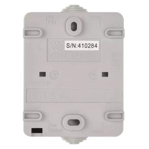 EMOS πρίζα τοίχου A1396, μονή, Schuko, 250V/16A, IP44, γκρι | Εργαλεία | elabstore.gr
