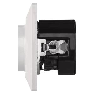 EMOS πρίζα τοίχου A6000.1, 2x USB θύρες, 10.5W, 1x Schuko, 16A, λευκή | Εργαλεία | elabstore.gr