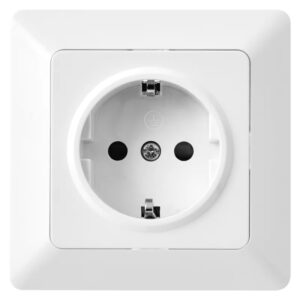 EMOS πρίζα τοίχου A6002.0, μονή, Schuko, 250V/16A, λευκή | Εργαλεία | elabstore.gr