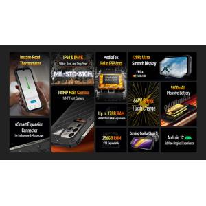 ULEFONE smartphone Power Armor 19, 6.58", 12/256GB, 9600mAh, μαύρο | Mobile Συσκευές | elabstore.gr