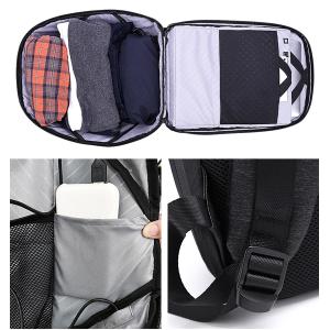 ARCTIC HUNTER τσάντα πλάτης B00193 με θήκη laptop 15.6", 24L, γκρι | Προσωπική Φροντίδα | elabstore.gr
