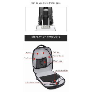 ARCTIC HUNTER τσάντα πλάτης B00193 με θήκη laptop 15.6", 24L, γκρι | Προσωπική Φροντίδα | elabstore.gr