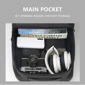 ARCTIC HUNTER τσάντα πλάτης B00328 με θήκη laptop 15.6", 19L, μαύρη | Προσωπική Φροντίδα | elabstore.gr