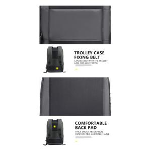 ARCTIC HUNTER τσάντα πλάτης B00328 με θήκη laptop 15.6", 19L, μαύρη | eLabstore.gr
