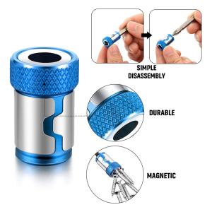 BEST μαγνητικός αντάπτορας BST-1111 για μύτες HEX 1/4", μπλε | Εργαλεία | elabstore.gr