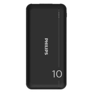 PHILIPS power bank DLP1810NB-62, 10000mAh, 2x USB, 2.1A, μαύρο | Αξεσουάρ κινητών | elabstore.gr