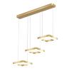 POWERTECH LED φωτιστικό οροφής HLL-0101, 35W, 70x120cm, χρυσό | Φωτισμός | elabstore.gr