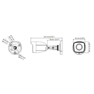 HIKVISION υβριδική κάμερα HiWatch HWT-B150-M, 2.8mm, 5MP, IP66, IR 20m | Κάμερες Ασφαλείας | elabstore.gr
