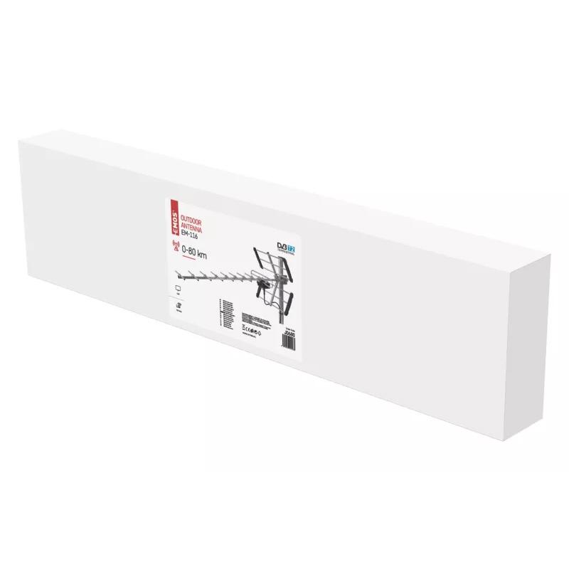 EMOS εξωτερική κεραία J0680, DVB-T2, Full HD, LTE, UHF, 0–80km | eLabstore.gr EMOS εξωτερική κεραία J0680, DVB-T2, Full HD, LTE, UHF, 0–80km | Εικόνα & Ήχος | elabstore.gr