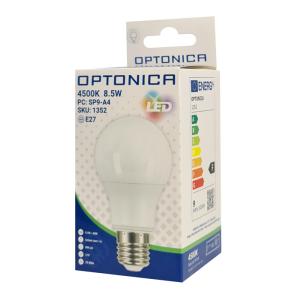 OPTONICA LED λάμπα A60 1352, 8.5W, 4500K, E27, 806lm | Φωτισμός | elabstore.gr