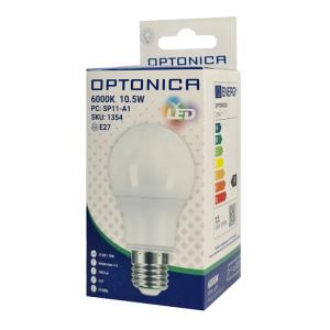 OPTONICA LED λάμπα A60 1354, 10.5W, 6000K, E27, 1055lm | Φωτισμός | elabstore.gr