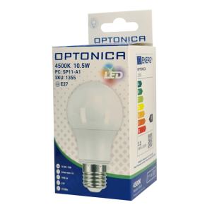 OPTONICA LED λάμπα A60 1355, 10.5W, 4500K, E27, 1055lm | Φωτισμός | elabstore.gr