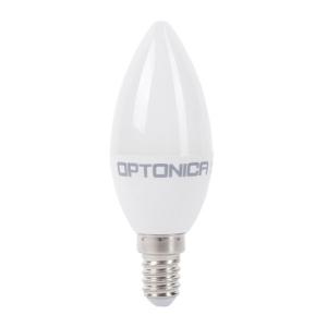 OPTONICA LED λάμπα C37 1425, 5.5W, 6000K, E14, 450lm | Φωτισμός | elabstore.gr