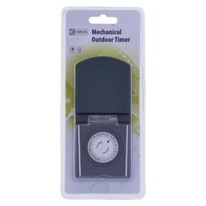 EMOS μηχανικός χρονοδιακόπτης ρεύματος P5508, IP44, 16A, πράσινος | eLabstore.gr EMOS μηχανικός χρονοδιακόπτης ρεύματος P5508, IP44, 16A, πράσινος | Τροφοδοσία Ρεύματος | elabstore.gr