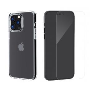 ROCKROSE θήκη & tempered glass 2.5D Premium για iPhone 14 Plus, διάφανο | Αξεσουάρ κινητών | elabstore.gr