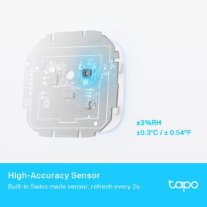 TP-LINK smart θερμόμετρο & υγρασιόμετρο Tapo T315, -20~60 °C, Ver 1.0 | Συναγερμοί | elabstore.gr