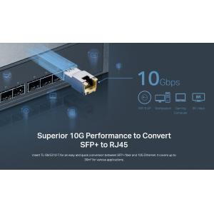 TP-LINK 10G BASE-T RJ45 SFP+ Module TL-SM5310-T, έως 30m, Ver. 1.0 | eLabstore.gr TP-LINK 10G BASE-T RJ45 SFP+ Module TL-SM5310-T, έως 30m, Ver. 1.0 | Δικτυακά | elabstore.gr