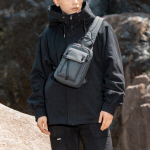 ARCTIC HUNTER τσάντα Crossbody XB00526 με θήκη tablet, 3L, γκρι | Προσωπική Φροντίδα | elabstore.gr