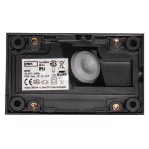 EMOS LED φωτιστικό τοίχου ZC0116, 1.5W, 95lm, 4000K, IP65, 10x6cm, γκρι | eLabstore.gr EMOS LED φωτιστικό τοίχου ZC0116, 1.5W, 95lm, 4000K, IP65, 10x6cm, γκρι | Φωτισμός | elabstore.gr