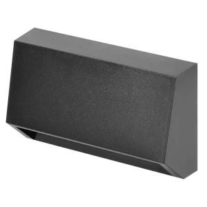 EMOS LED φωτιστικό τοίχου ZC0116, 1.5W, 95lm, 4000K, IP65, 10x6cm, γκρι | Φωτισμός | elabstore.gr